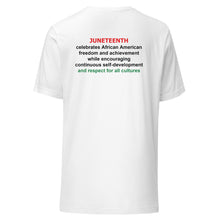 Load image into Gallery viewer, Juneteenth Painted Tee